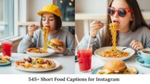 Food Captions for Instagram