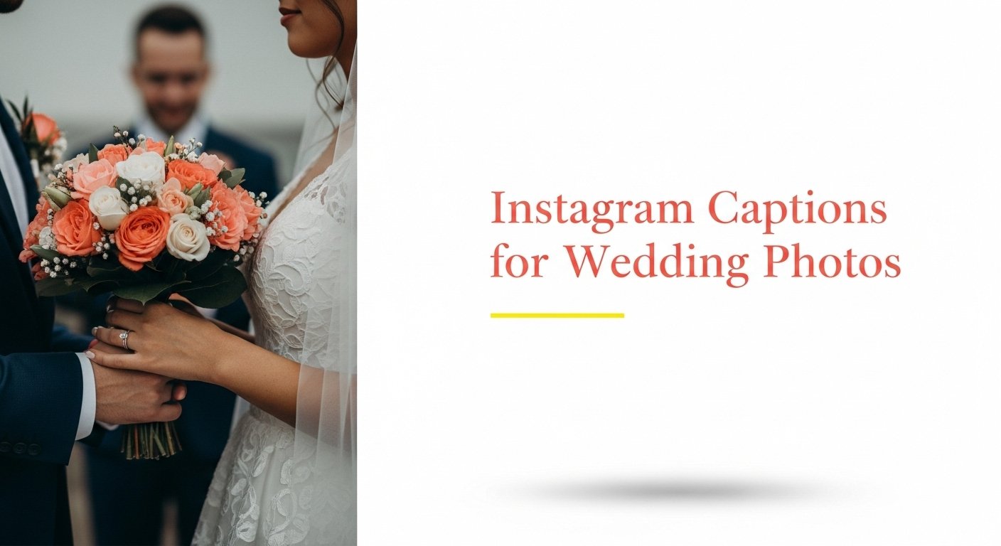 Instagram Captions for wedding photos
