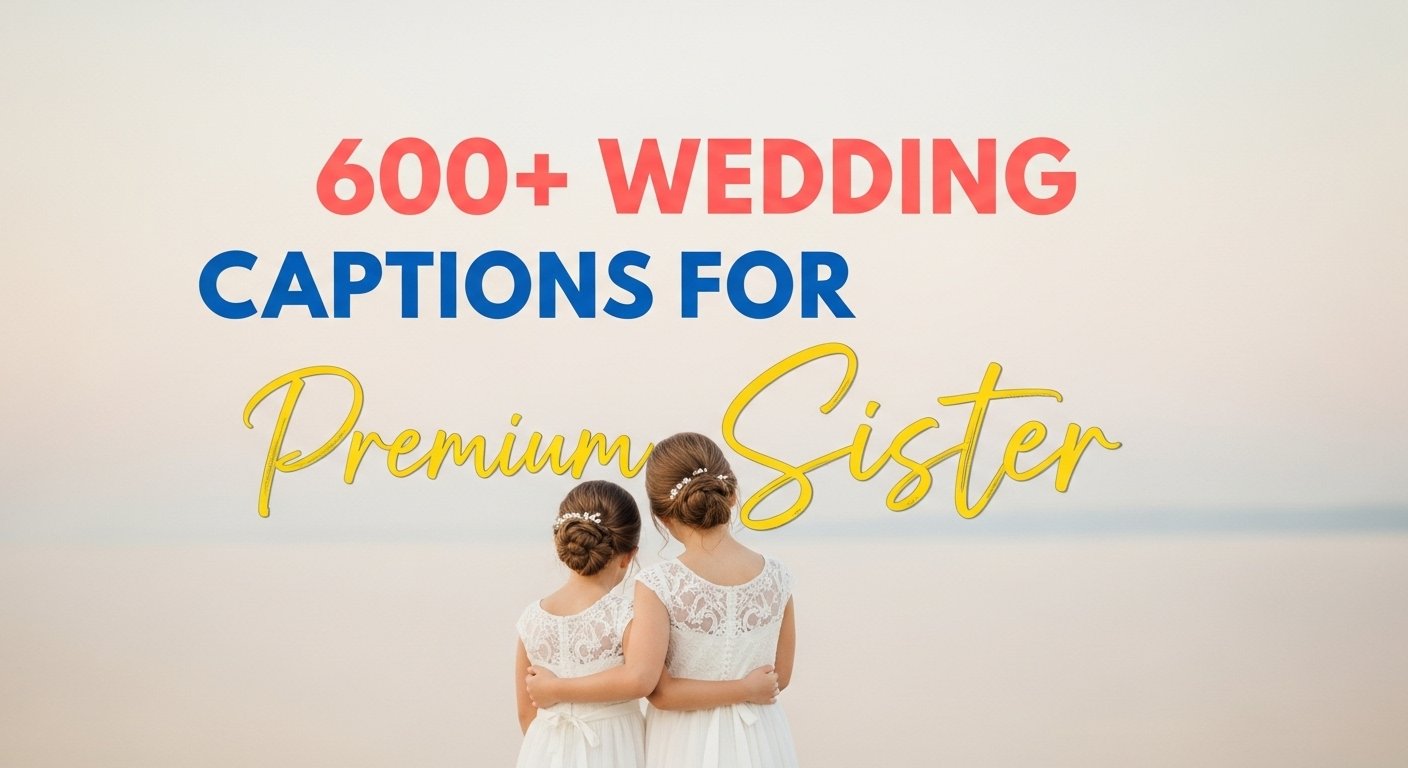 SISTER WEDDING CAPTIONS