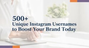 Unique Instagram usernames