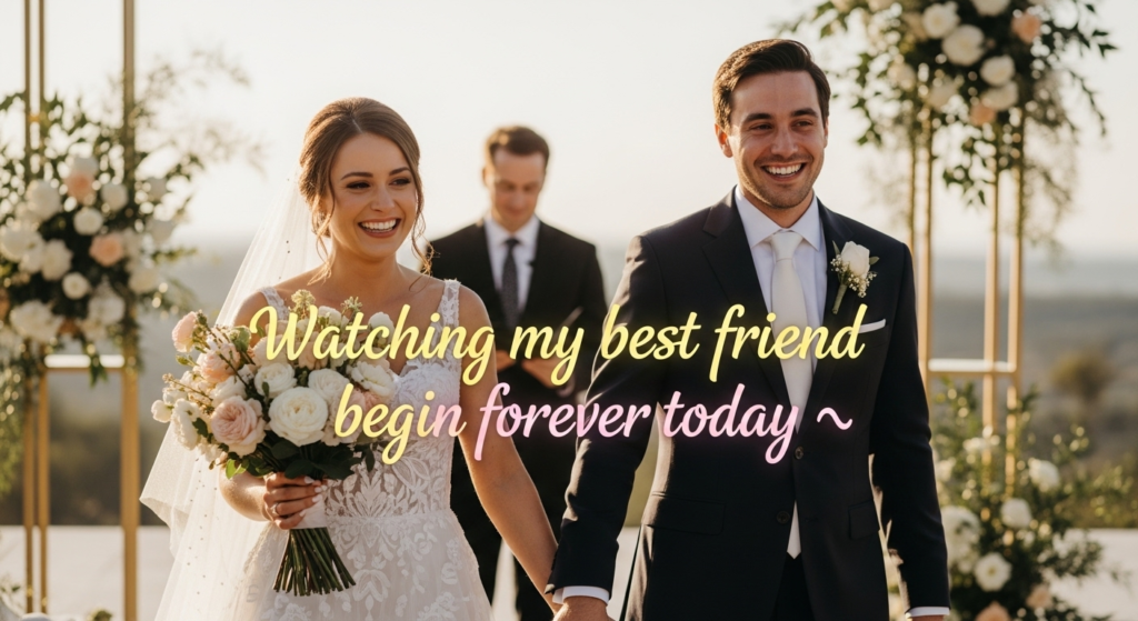 Best Friend Wedding Instagram Captions