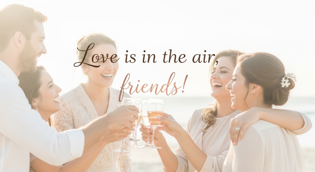 Best Wedding Captions for Friends