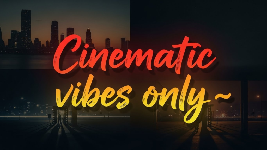 Cinematic References for Dramatic Selfies