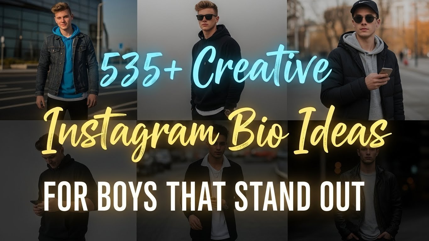 Instagram bio ideas for boys