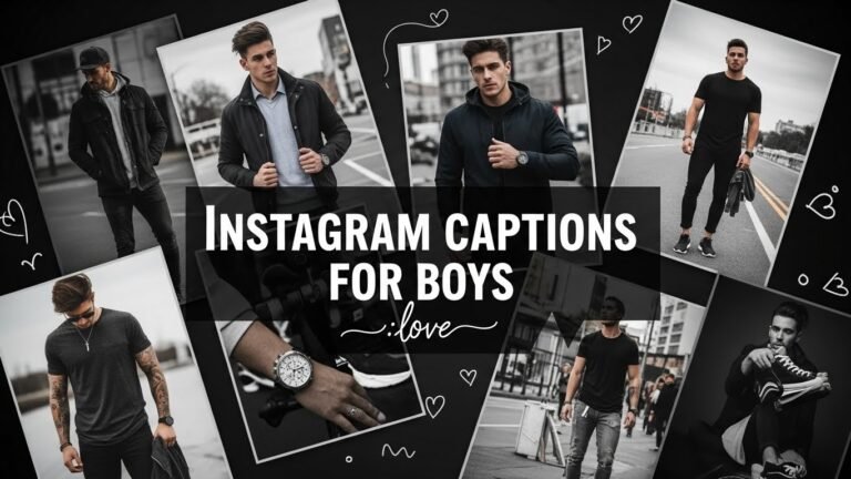 instagram captions for boys love