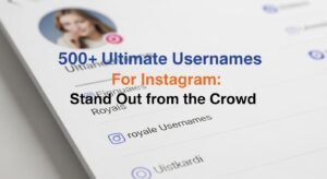 ultimate usernames for instagram