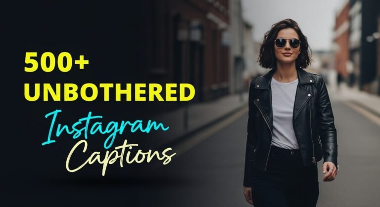 unbothered ig captions