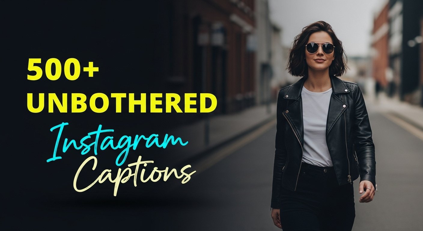 unbothered ig captions