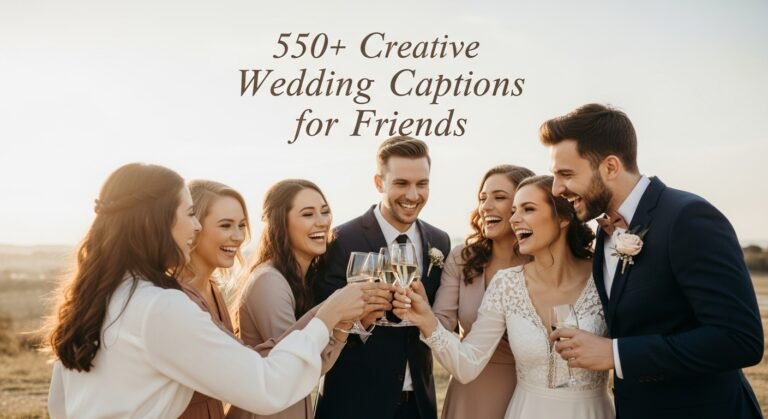 wedding captions for friends