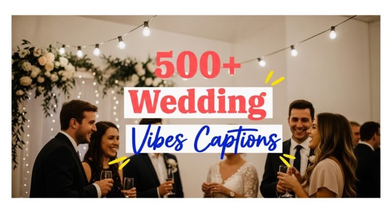 wedding vibes captions