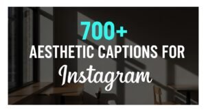 Aesthetic captions
