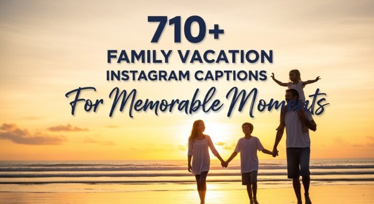 Family Vacation Instagram captions