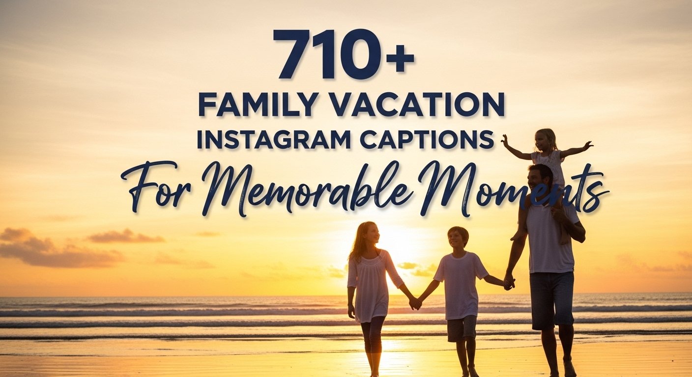 Family Vacation Instagram captions
