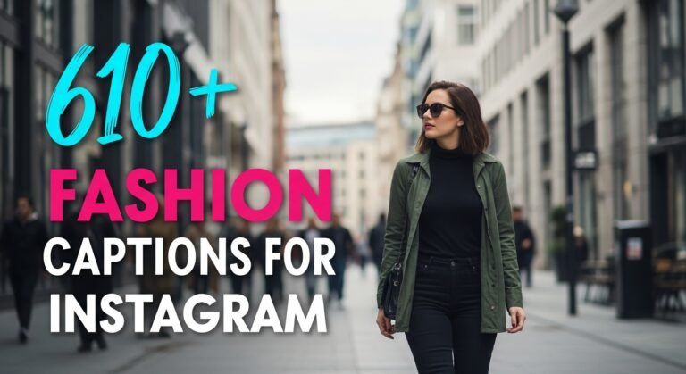 Fashion captions for Instagram