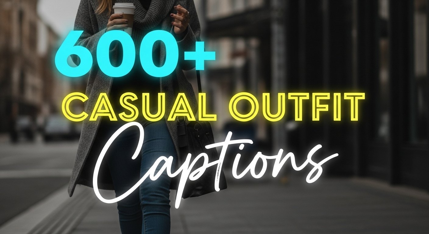 casual outfit captions
