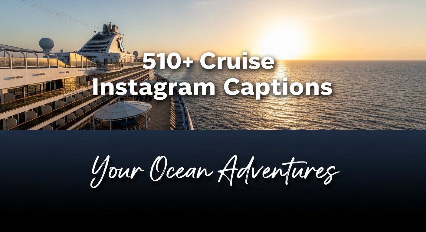 cruise Instagram captions