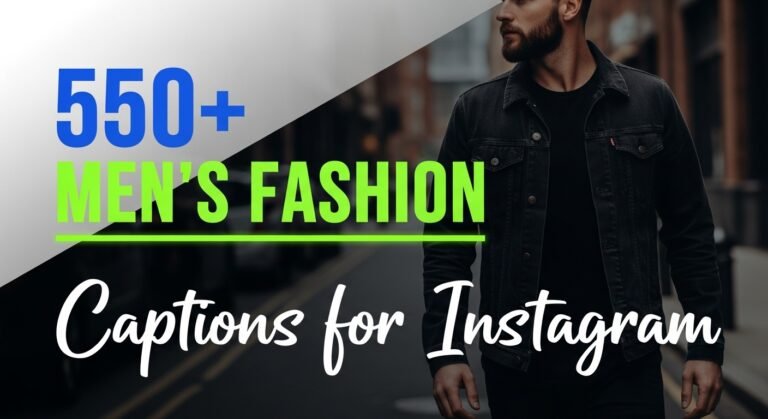 Instagram captions for men's captions