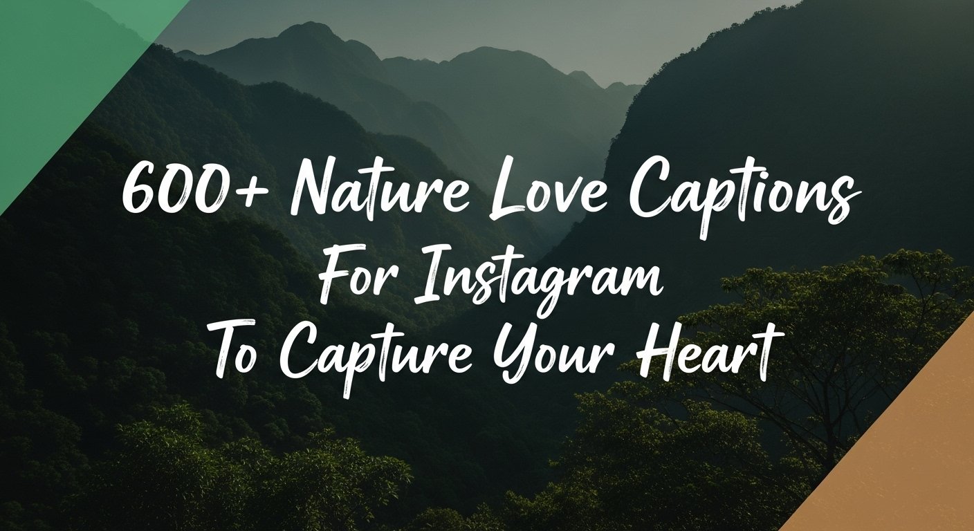 nature love captions