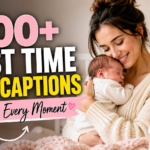 First time mom captions
